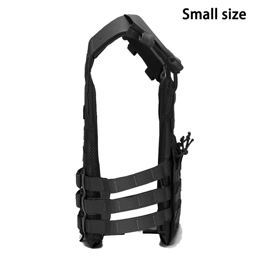 Chaleco de adiestramiento al aire libre MOLLE (incluido el emblema de la bandera de EE. UU.) con expansión conveniente, chaleco JPC ligero y multifuncional - imagen 4