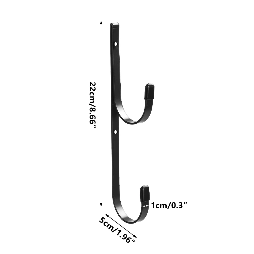 1 par de estante para pistola, montaje en pared, gancho para escopeta reflectante, estante de almacenamiento para pistola larga, gancho de soporte - imagen 5