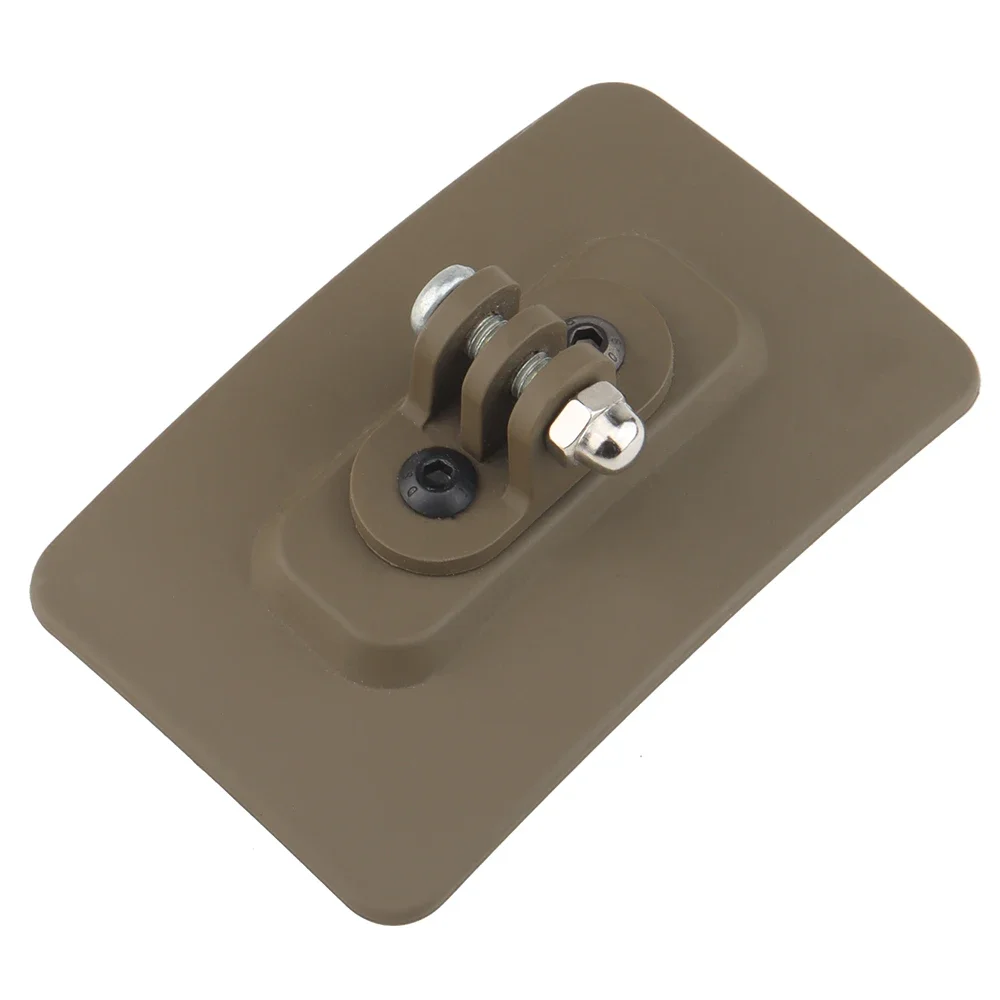 Nuevo adaptador de cámara para casco CS para exteriores, soporte para linterna, gancho de nailon, bucle para caza, Airsoft, adaptador de casco rápido, Base de montaje fijo - imagen 2