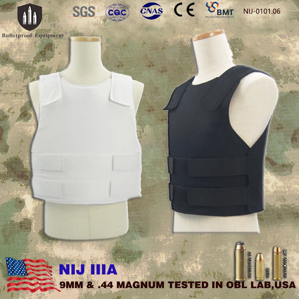 Chaleco táctico realista NIJ 3A, nivel IIIA, portador de placa oculta, armadura corporal, autodefensa y seguridad - imagen 2