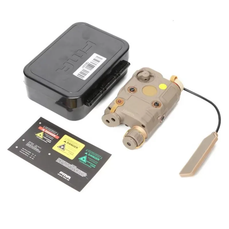 Caja de batería FMA AN/PEQ-15, láser de punto rojo + linterna LED blanca + luz de arma de visión nocturna IR, riel de 20mm, Rifle de caza Airsoft PEQ