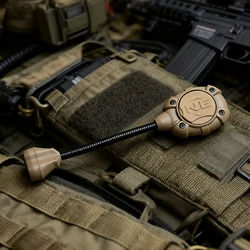 WADSN-casco táctico Airsoft con luz estroboscópica, 3 modos, IR, verde, rojo, LED, lámpara rápida para casco, linterna de seguridad de supervivencia para caza