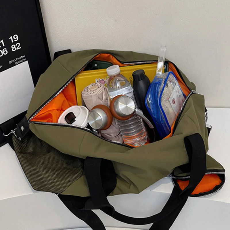 Bolso de viaje Fitness para deportes al aire libre, senderismo, natación, Yoga, Camping, bolso cruzado, viaje de negocios, equipaje, bolsa de entrenamiento universitario - imagen 5