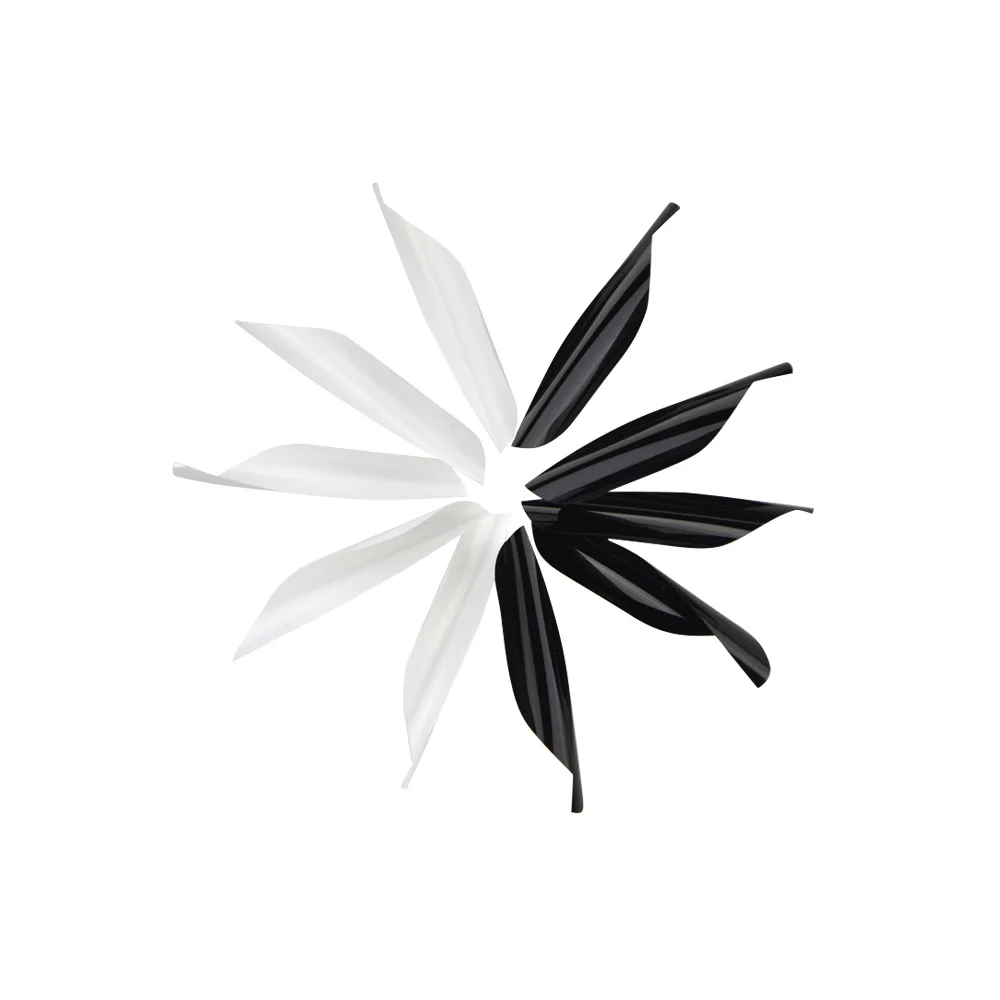 Plumas espirales para flechas alado derecho tiro con arco – accesorios - imagen 4