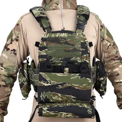 Conjunto de portador de placa táctica Ferro V5 FCPC, chaleco Modular para caza, armadura corporal Airsoft, bolsa de revista Triple de entrenamiento MOLLE portátil