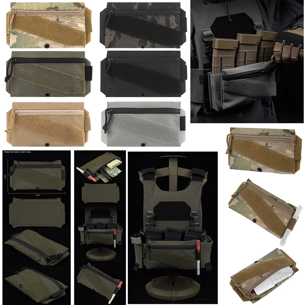Nuevo accesorio de extensión de chaleco para exteriores, aparejo para el pecho, bolsa colgante, billetera táctica, bolsa pequeña para dulces, monedas, llaves, almacenamiento de auriculares MK3 MK4