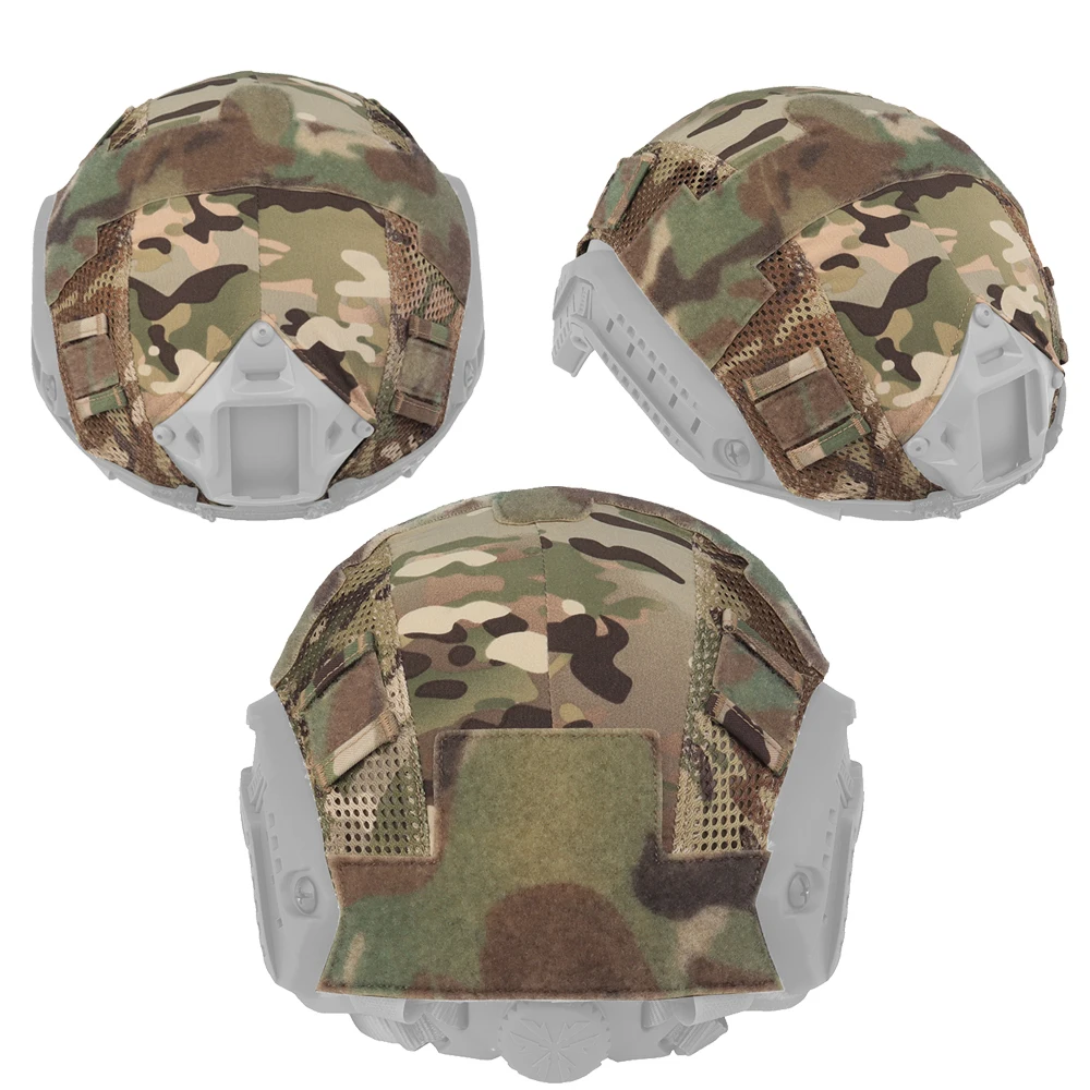 Cubierta de casco táctico para Paintball, Airsoft, Militar MH, PJ, BJ, OPS, Camuflaje, tamaño M/L, accesorios de casco rápido - imagen 3