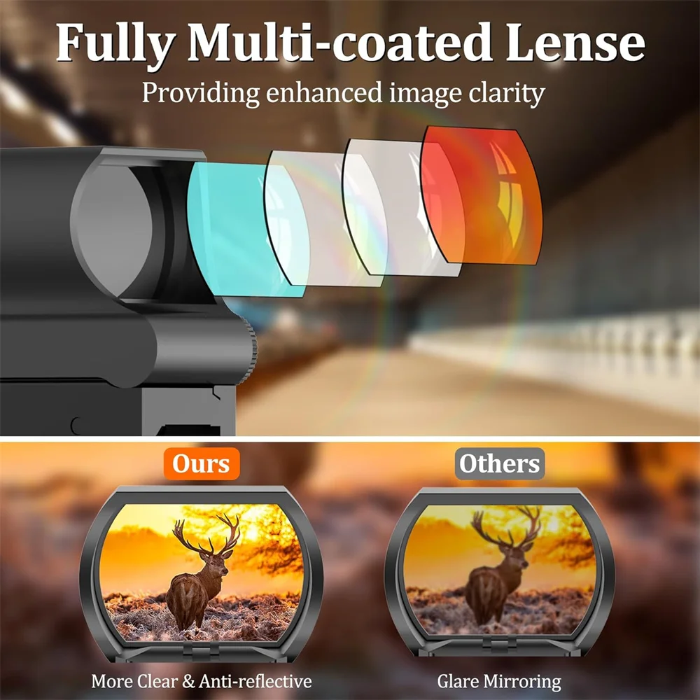 Mini mira de punto rojo, mira telescópica de 1x28x40mm, pistola óptica de caza, mira colimadora Reflex compacta para riel de 11/20mm - imagen 2