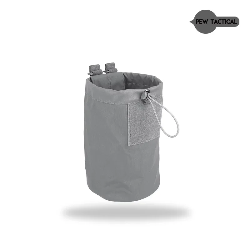 Bolsa de reciclaje plegable táctica Pew, bolsa de basura MOLLE, Mini equipo Airsoft - imagen 5