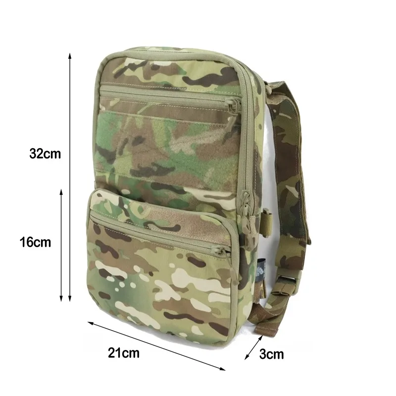 Mochila táctica D3 Flat Pack – Asalto expandible con MOLLE - imagen 3