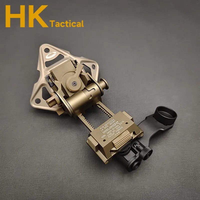 Sotac Wilcox L4G24 NVG soporte de montaje para casco PVS14 asiento telescópico de visión nocturna J Arm NVG soporte para casco base adaptable - imagen 5