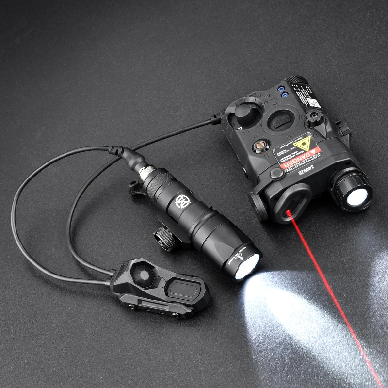 Juego de Linterna Láser WADSN PEQ15 LA-5 UHP M300 M600 con Interruptor de Presión de Control Remoto de Doble Enchufe AXON, Equipo de Airsoft - imagen 3
