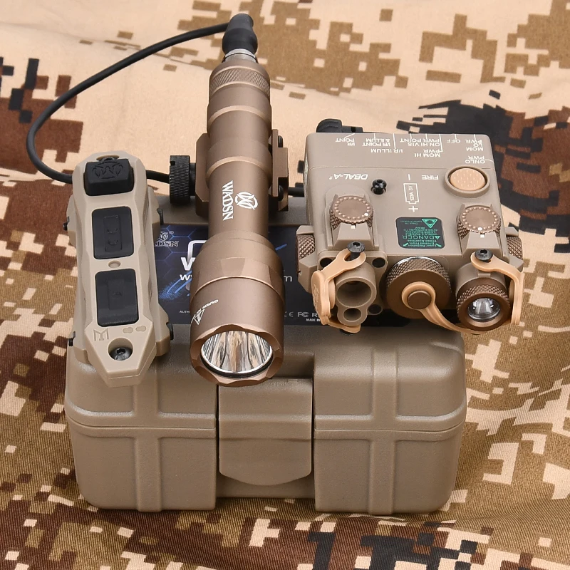 WADSN DBAL-A2 luz iluminadora IR 600 lúmenes M600U linterna de caza M300A MINI luces de explorador punto rojo verde Dbal láser infrarrojo - imagen 4