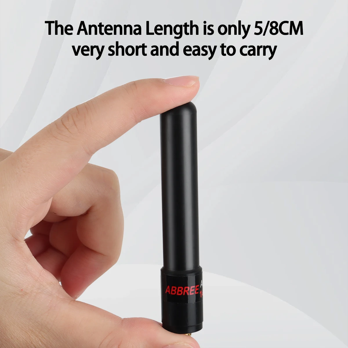 ABBREE AR-806 AR-805S Mini antena de doble banda SMA hembra antena de alta ganancia para Quansheng UV K5 8 K6 Baofeng UV-5R Walkie Talkie - imagen 5