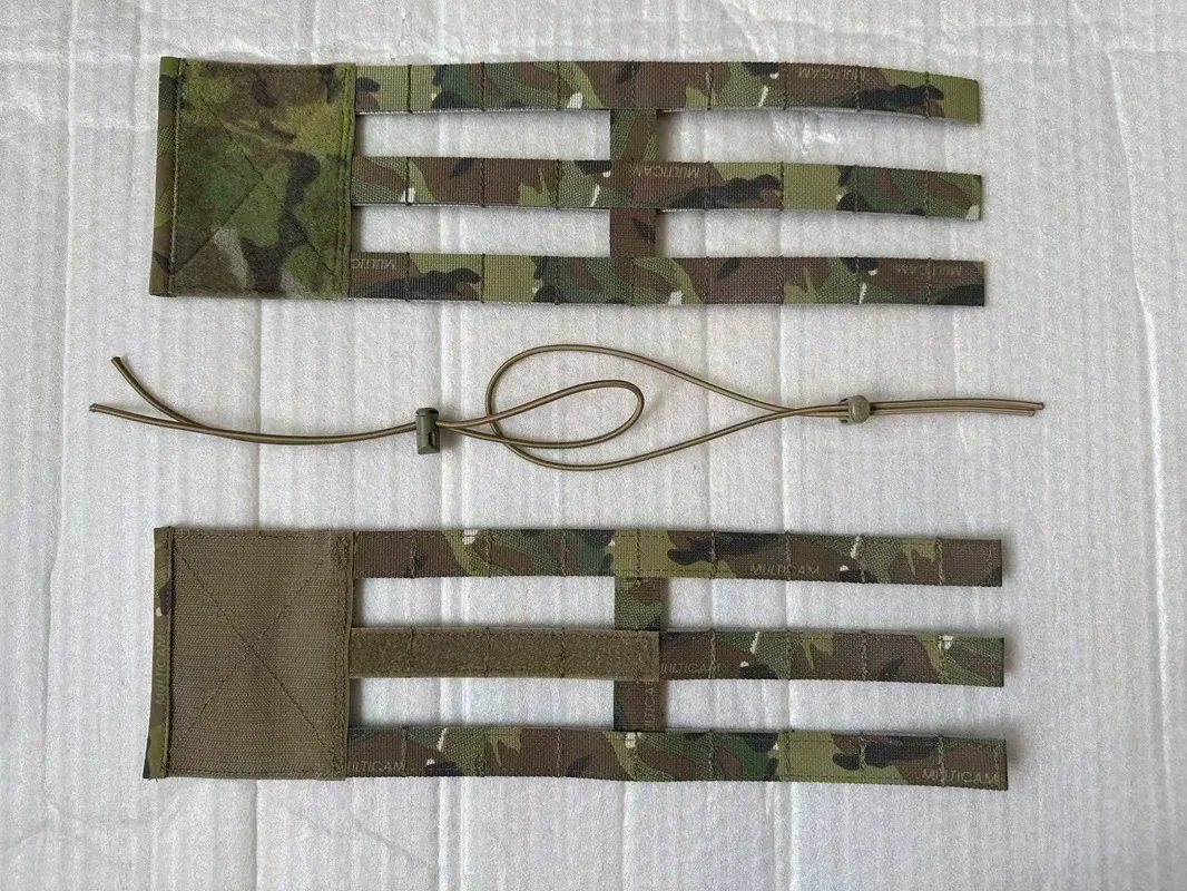 MC CB - Faja esquelética de 3 bandas con chaleco táctico adhesivo MOLLE - imagen 4