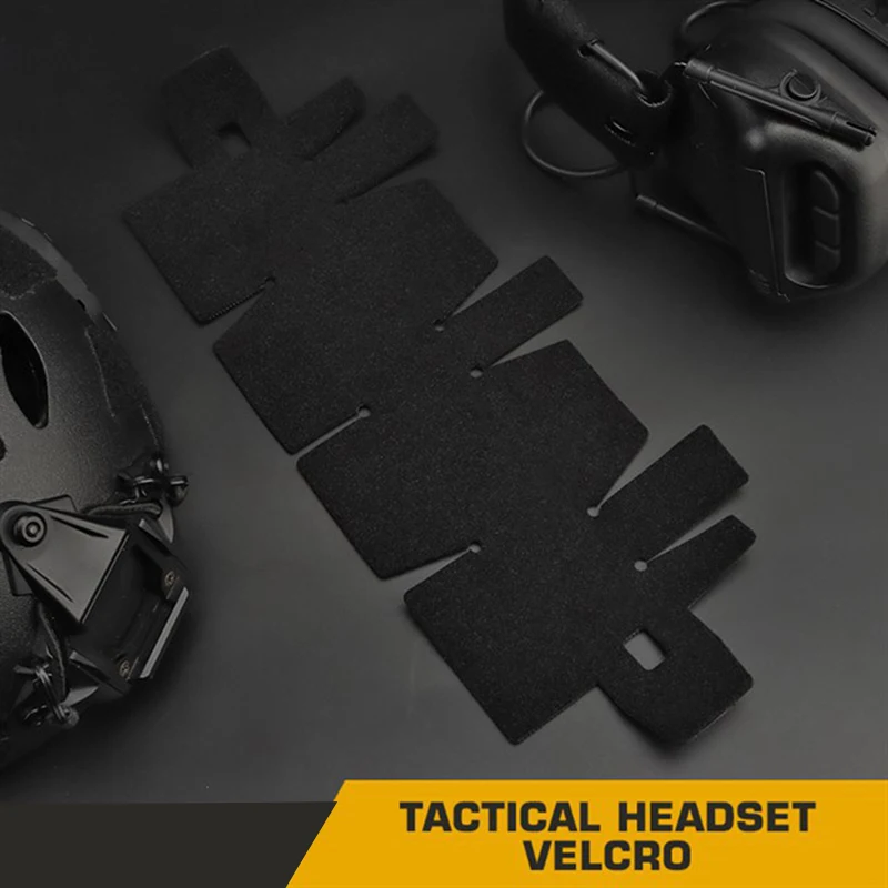 Pegatina de cubierta de auriculares para exteriores, protección de diadema táctica para auriculares, orejeras tácticas, micrófono, cubierta de auriculares de caza - imagen 3