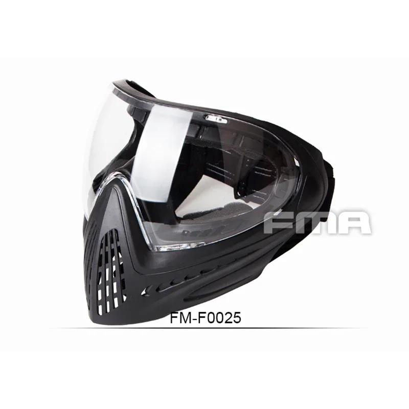 Máscara facial completa 2025 FMA F1 con máscara protectora de seguridad de Paintball de una sola capa gafas antiniebla equipo táctico Airsoft para exteriores - imagen 2