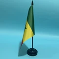Black plastic pole