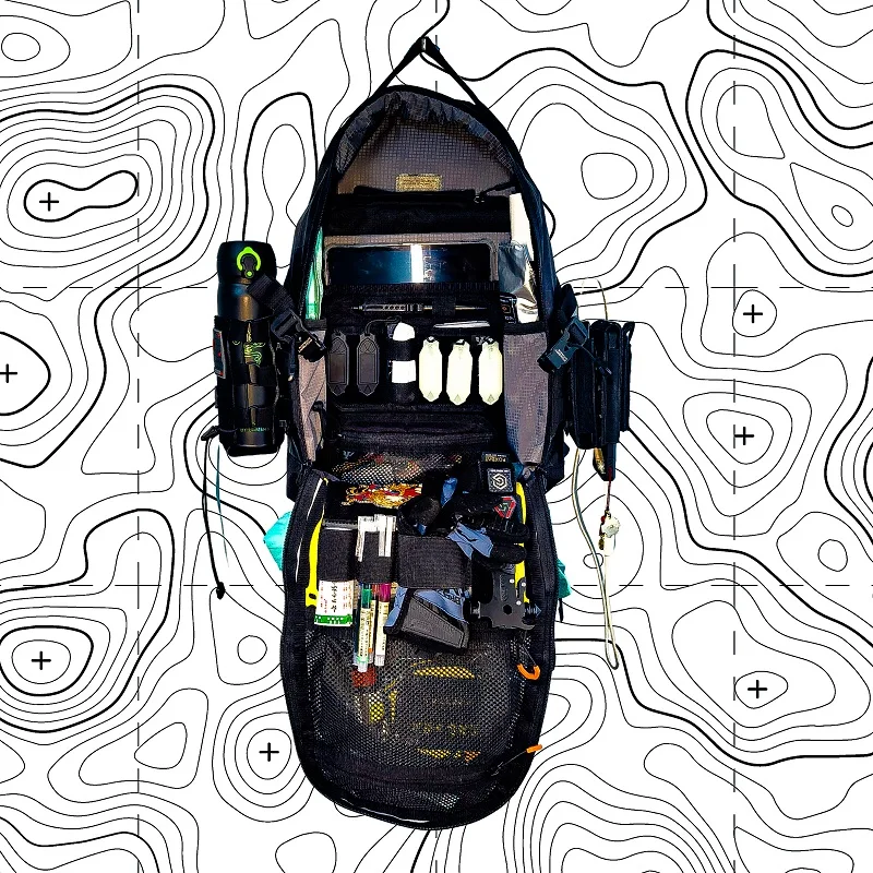 Parche luminoso de TPU con mango de tracción, 7 estilos, mochila táctica, cola funcional EDC, cuchillo de disco en U, tijeras, tarjetas, alicates de antorcha para bolsa - imagen 5