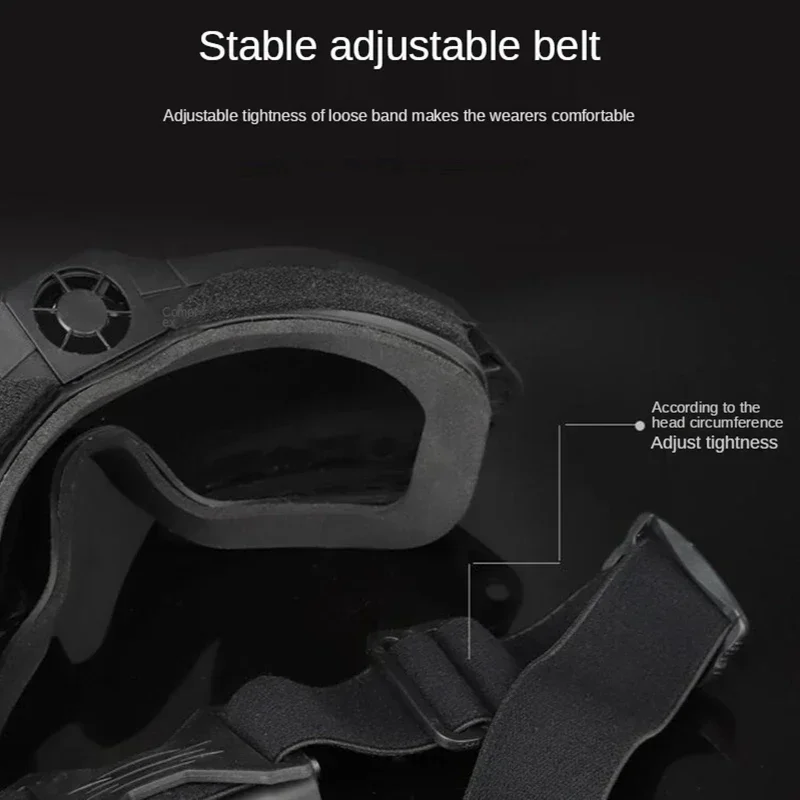 Gafas de protección para los ojos, casco táctico, gafas de tiro para juego de caza, juego de guerra, gafas de Paintball - imagen 4