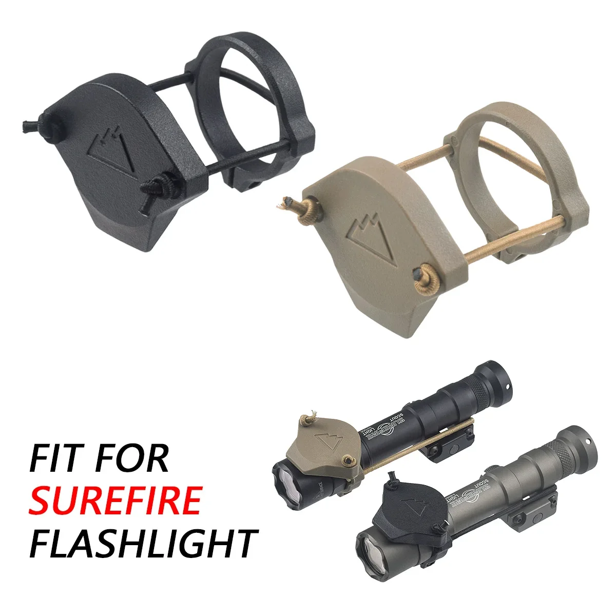 Cubierta protectora para linterna, tapa de lente frontal para armas, M300, M600, M952, M951, Mod, Protector de luz de explorador, accesorios de caza - imagen 2
