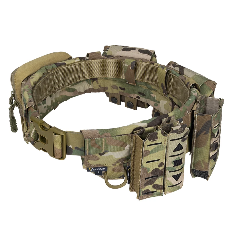MOLLE-cinturilla de una pieza de liberación rápida con cinturón interior, cinturón táctico Modular MRB, equipo militar Multicam para caza al aire libre - imagen 3