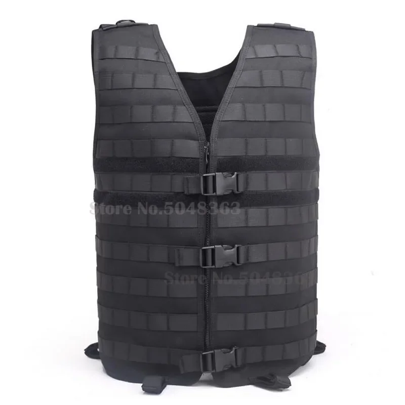 Chaleco táctico Molle militar CS juego de guerra chaleco portador de carga de caza chaqueta de camuflaje Airsoft chaleco ligero ajustable - imagen 5