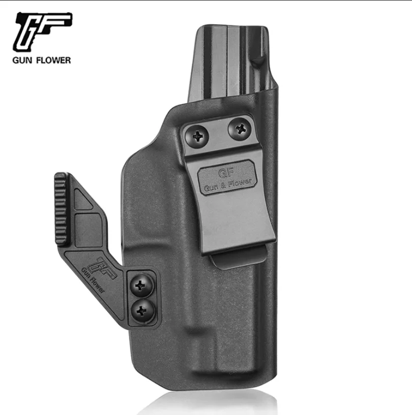 Fundas IWB Kydex con garra para pistola Glock17 / S&W MP9 EZ / Springfield XDS / Hellcat / Sig P365 / Ruger LC9 / Colt1911 - imagen 2