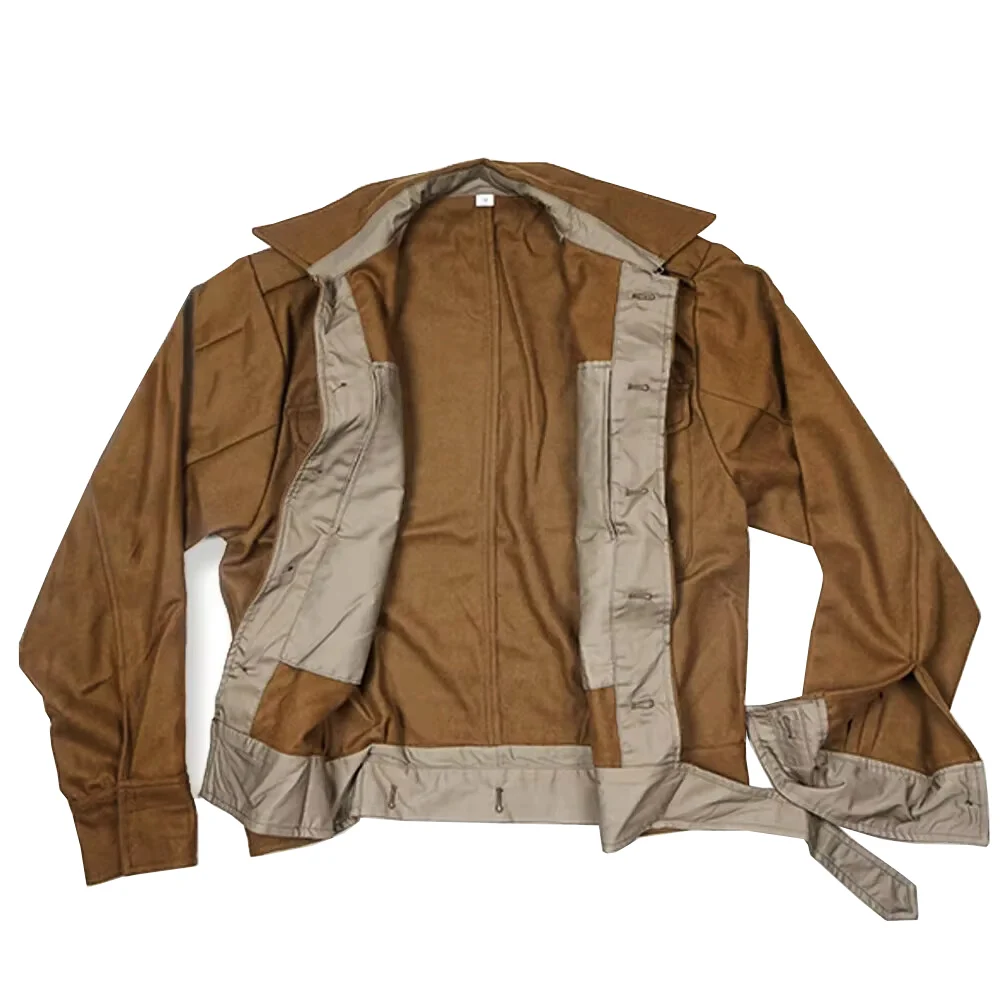 Chaqueta de entrenamiento de soldado británico WW2 P37, abrigo de entrenamiento informal holgado, copia de la versión de la Segunda Guerra Mundial de la chaqueta P37 Vintage para hombre - imagen 3