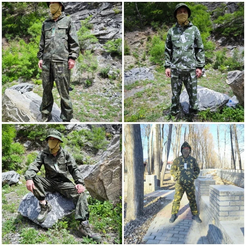 Uniformes de combate de fuerzas especiales Kmx, mono militar para fanáticos, traje Emr verde, blanco, amarillo, ruínas de flores digitales - imagen 3