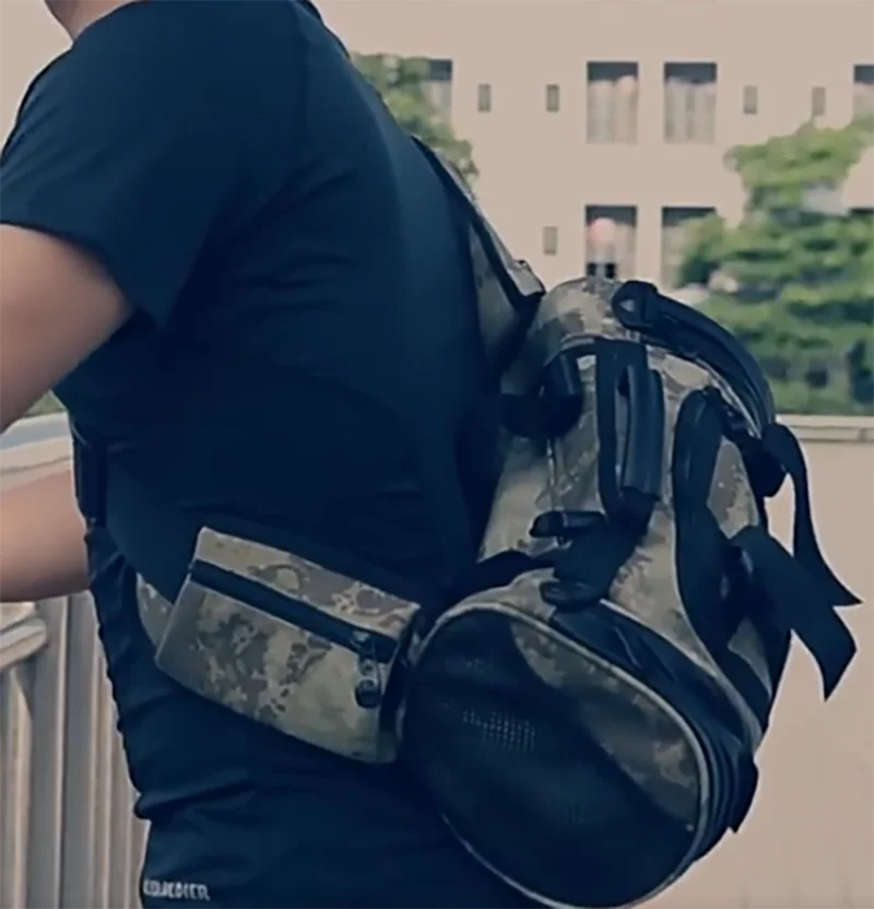 Bolsa multiusos para cámara DSLR/sin espejo para motociclistas: mochila convertible, bandolera, cintura y pecho