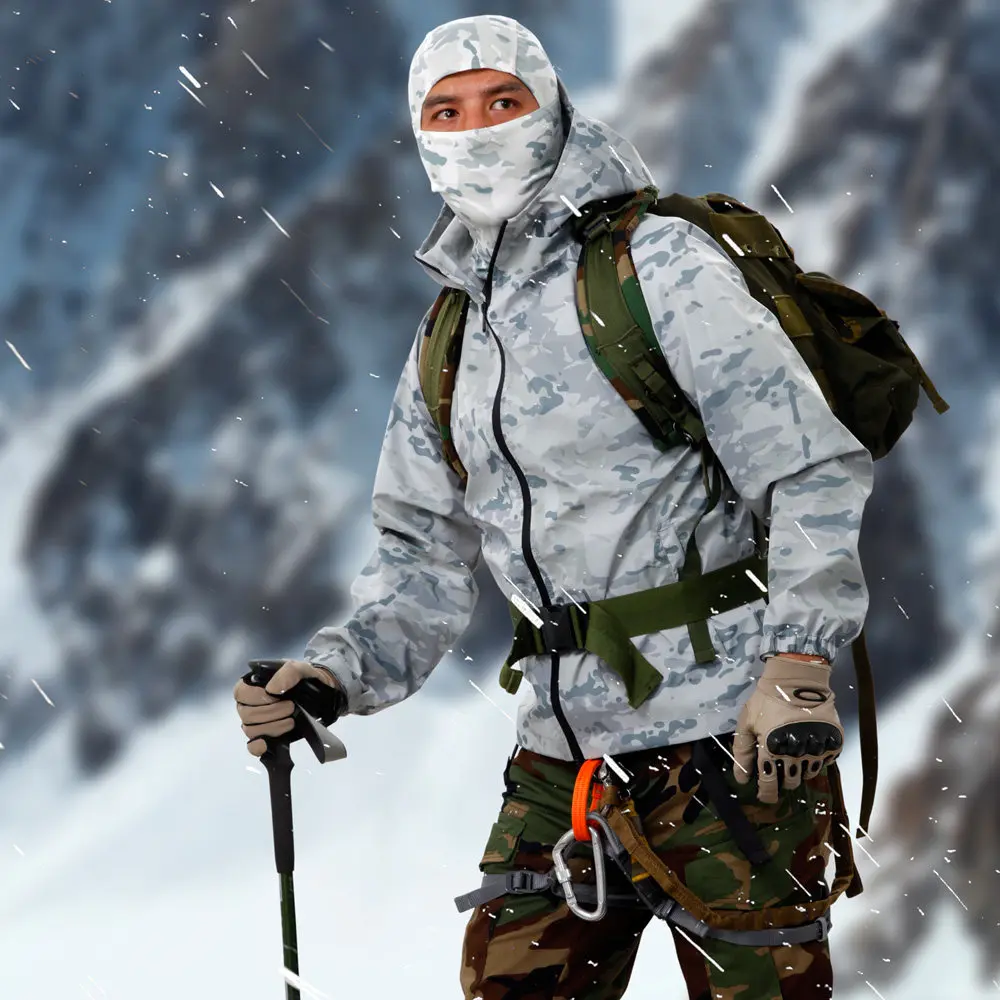 Chaqueta táctica impermeable cortavientos para montaña - imagen 3