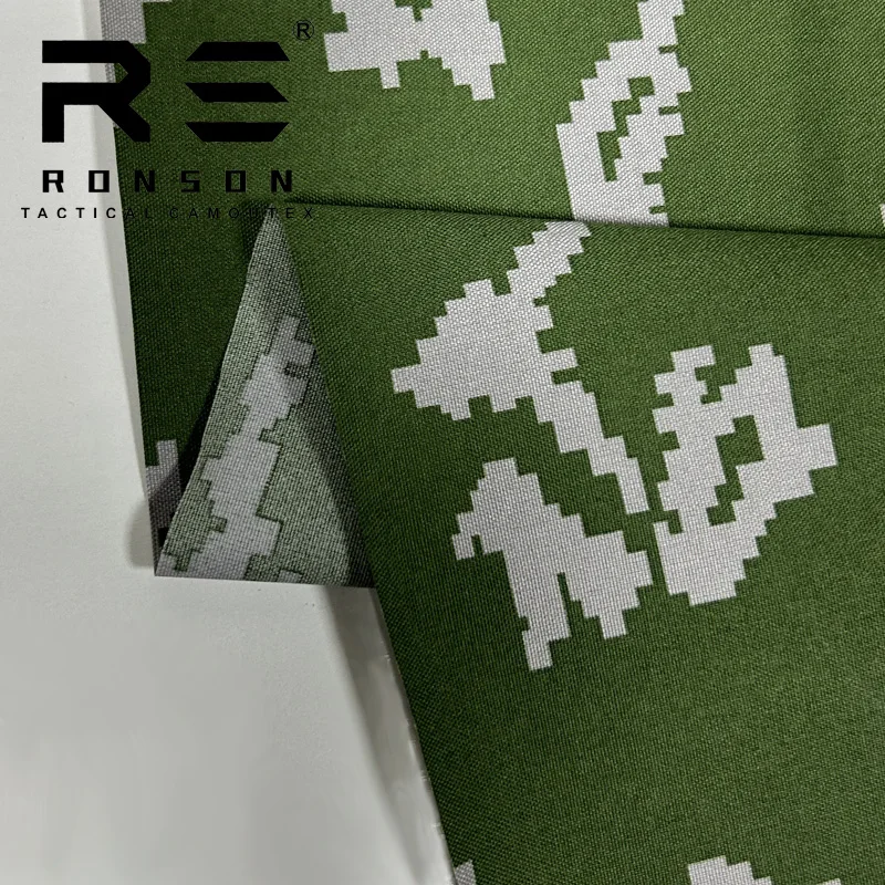 Camuflaje 500D nylon se puede levantar y tirar equipaje impermeable resistente al desgaste material DIY telas antiinfrarrojos irr - imagen 2