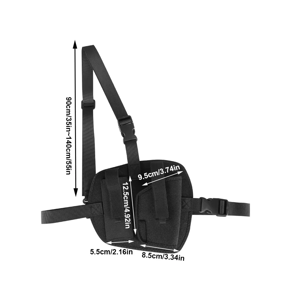 Caja de pecho Universal táctica adecuada para GL 26/43/17/1911/M9/PX4 ocultación táctica de extracción rápida GL17 Colt1911 BETA M9/PX4 - imagen 2