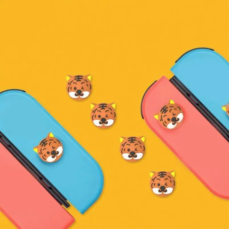 Patrón animales Analógico Rocker Caps Controlador Joystick Caps Accesorio juegos K1KF - imagen 5