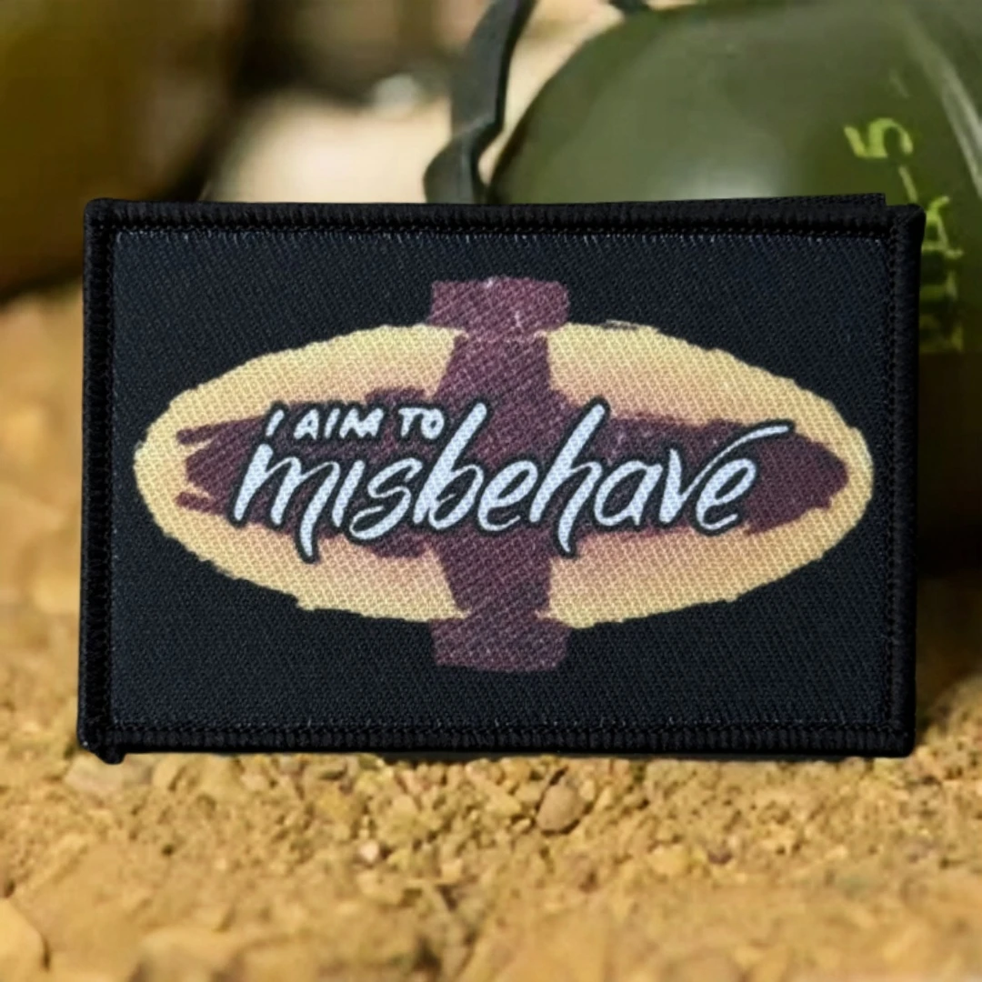 Parche táctico velcro Aim To Misbehave – Moral militar - imagen 3