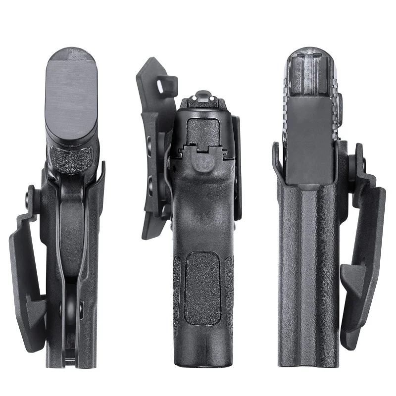 M & P Shield-funda de 9mm/.40, soporte táctico OWB Kydex, compatible con Smith & Wesson M & P 9mm/.40 S & W Shield & Shield M2.0, soporte derecho para pistola - imagen 4