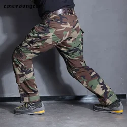 Emersongear táctico Gen 3 pantalones Cargo para hombre G3 pantalones de entrenamiento Airsoft caza con rodilleras combate senderismo Camping WL