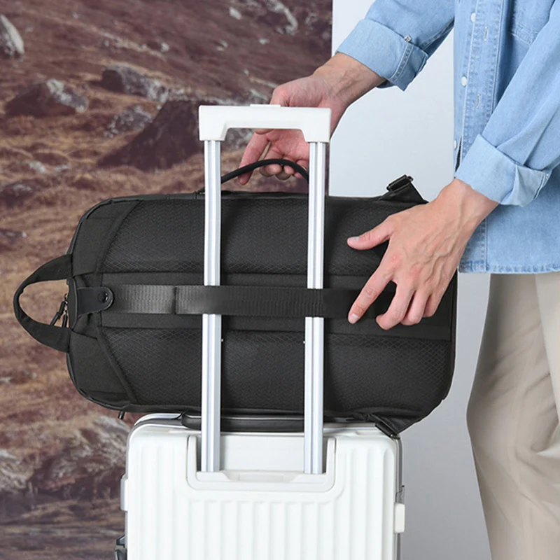 Mochila deportiva, bolsa de gimnasio para Yoga, Fitness, bolsas de lona de viaje, mochila para acampar al aire libre, senderismo, mochila con zapatos, mochila grande para equipaje - imagen 5