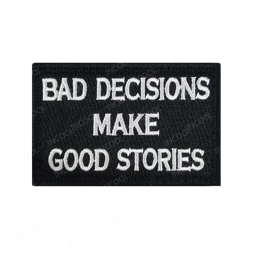 Divertidos frases motivacionales del alfabeto inglés, eslogan clásico de motorista, palabras, parches bordados, apliques para chaqueta vaquera, mochila - imagen 5