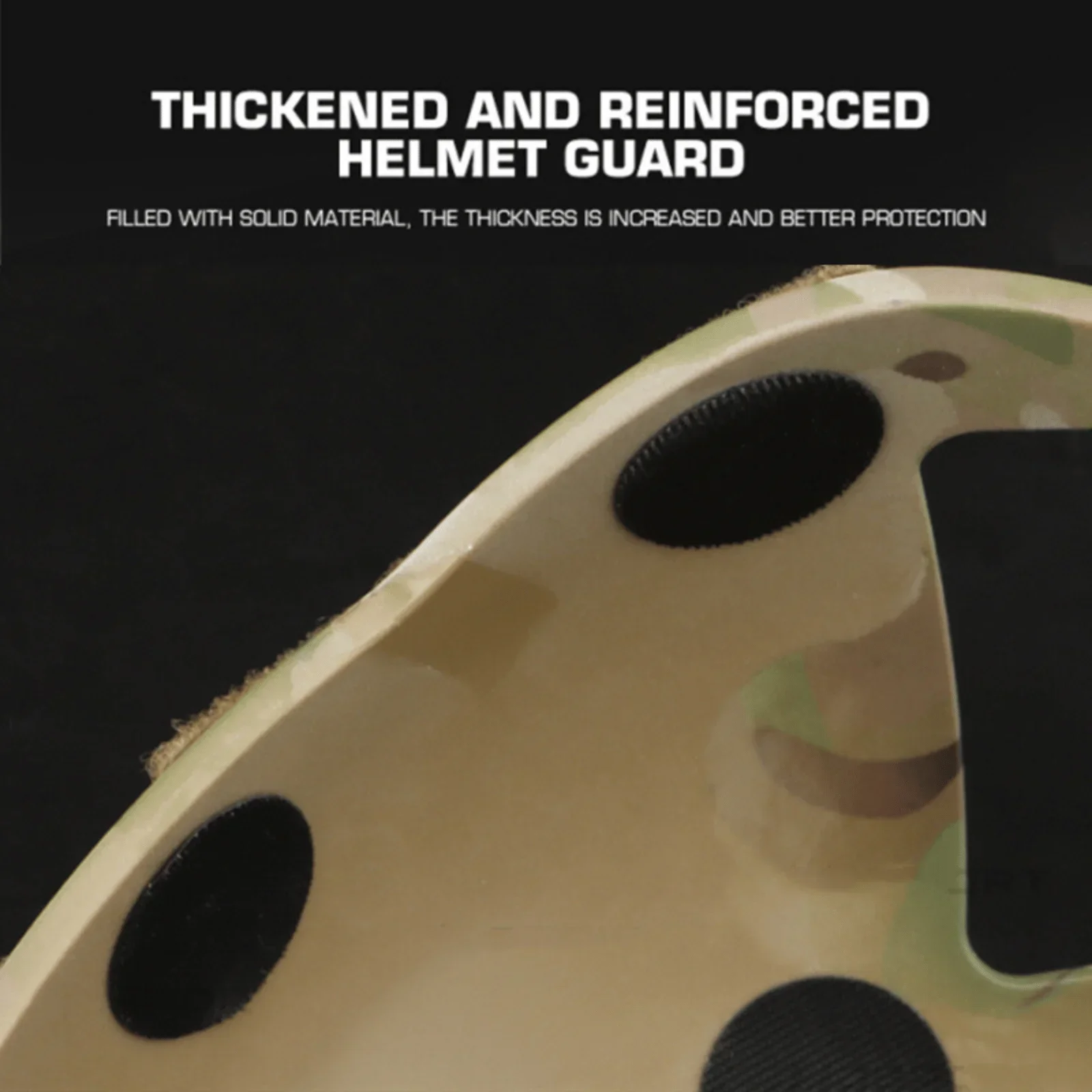 Cubierta adhesiva para casco de corte súper alto FAST SF, placa protectora gruesa de plástico ligero para protector de casco Airsoft - imagen 4