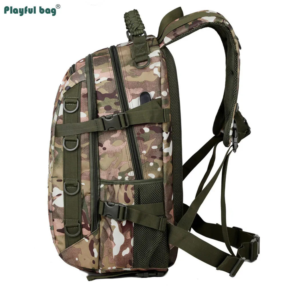 Mochila táctica CAMO 600D, bolsa para deportes al aire libre, montañismo, caza, bolsa de camuflaje, mochila para hombre AVA221 - imagen 2