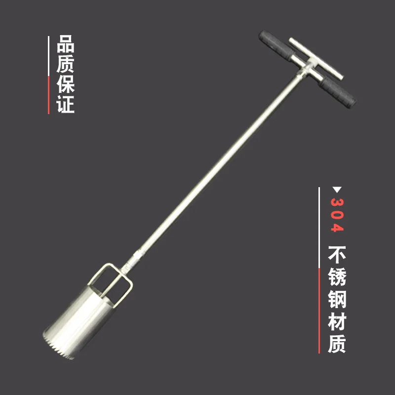 Muestreador de suelo redondo de un solo taladro Muestreador original AMS Broca de suelo holandesa Acero inoxidable 304 - imagen 3