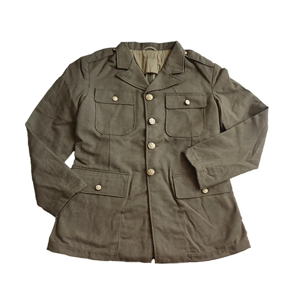 Chaqueta de EE. UU. de la Segunda Guerra Mundial, chaqueta gruesa de entrenamiento deportivo recreativo para hombre, réplica de abrigo estilo WW2, 1a chaqueta - imagen 2