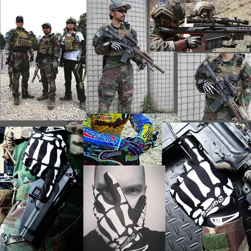 Guantes de dedo completo para ciclismo, manoplas tácticas para bicicleta, para deportes al aire libre, Scooter, montar en motocicleta, resistentes al viento, impermeables - imagen 5