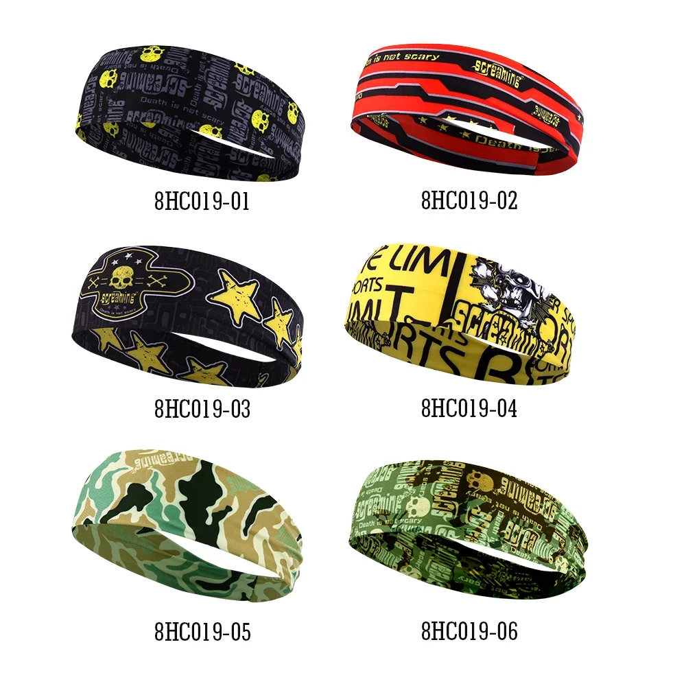 Diadema gótica con calavera, banda para el sudor aterradora, vendaje para el sudor, banda para el pelo deportiva para la cabeza, entrenamiento, tenis, Fitness, Jog, baloncesto, correr, mujeres y hombres - imagen 5