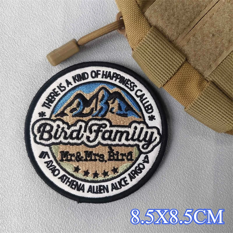 Parche bordado de ojos sangrantes, chaleco táctico militar, insignia de moral con gancho y bucle, parches adhesivos decorativos para mochila para ropa - imagen 3