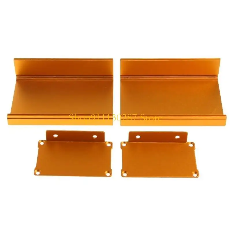 Caja electrónica proyecto aluminio J1HC para caja con brida para PCB 4.33x1.8