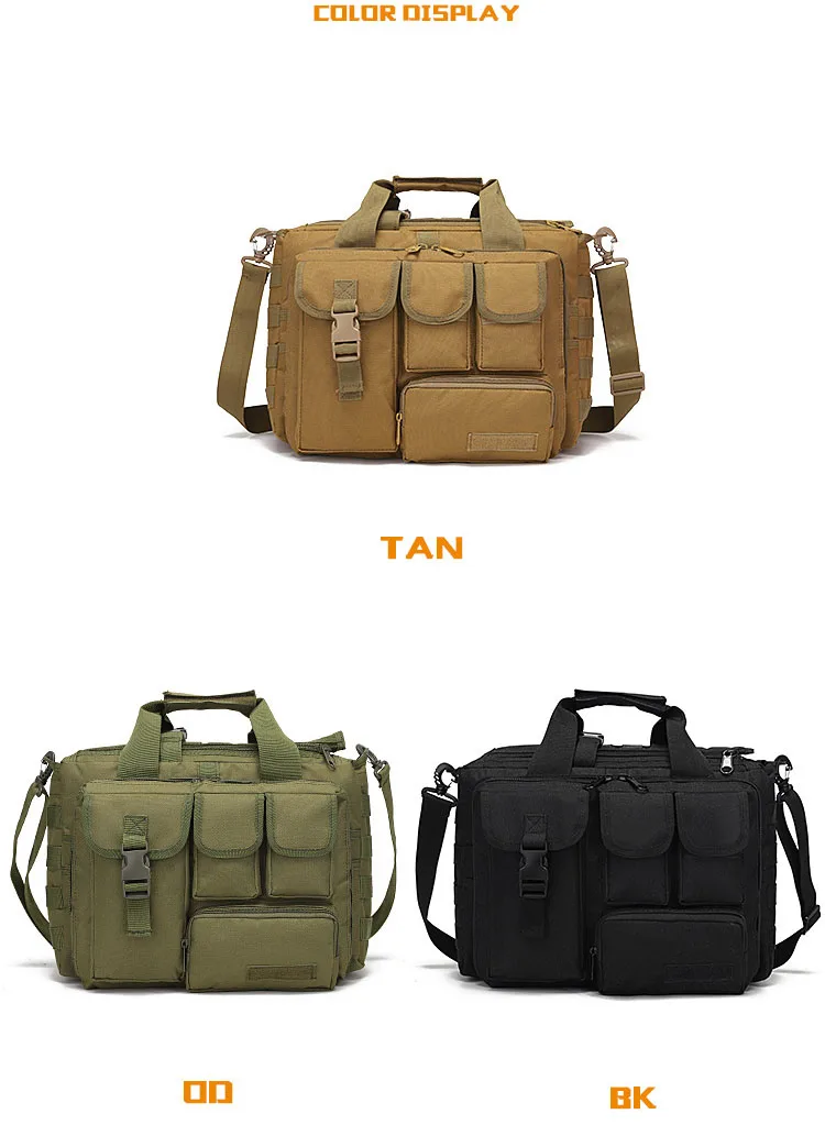 Mochila táctica para exteriores para hombre, bolso de gran capacidad para ordenador portátil, bolso de hombro portátil para acampar, herramienta de senderismo - imagen 4