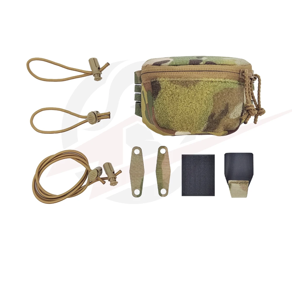 Bolsa trasera Universal para casco estilo SC, bolsa para batería, contrapeso NVG, accesorios tácticos para casco - imagen 4